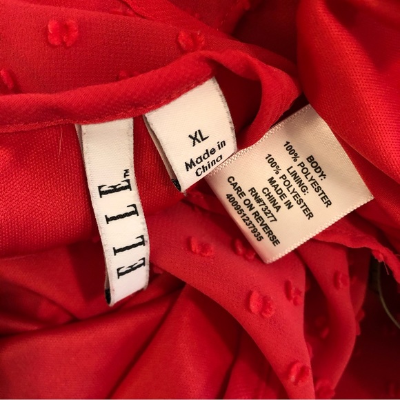 Elle High Neck Sleeveless Coral Dress - Size XL - Picture 13 of 13